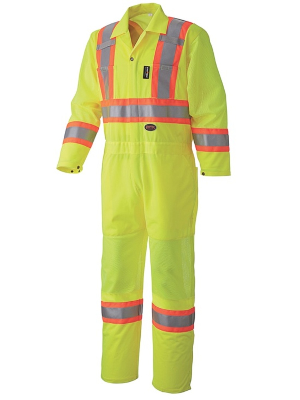 Pioneer 5999A Traffic Safety Coverall - Hi-Vis Yellow/Green NEW IN PACKAGE